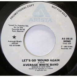 Average White Band Let's Go Round Again USED VINYL 7INCH 45 RPM PROMO STYRENE STEREO MONO
