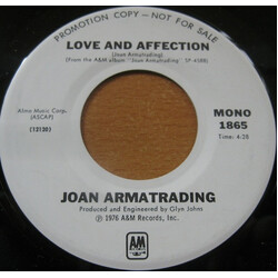Joan Armatrading Love And Affection USED VINYL 7INCH 45 RPM PROMO STEREO MONO