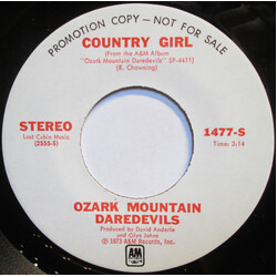 The Ozark Mountain Daredevils Country Girl USED VINYL 7INCH 45 RPM PROMO STEREO MONO