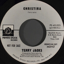 Terry Jacks Christina USED VINYL 7INCH 45 RPM PROMO STEREO MONO