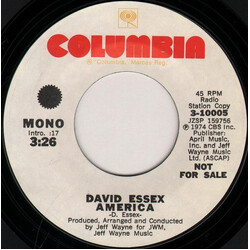 David Essex America USED VINYL 7INCH 45 RPM PROMO STEREO MONO