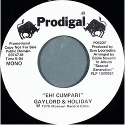 Gaylord & Holiday Eh! Cumpari USED VINYL 7INCH 45 RPM PROMO STEREO MONO