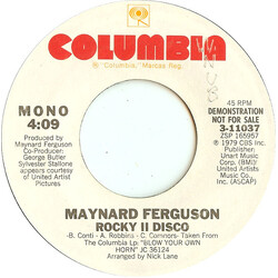 Maynard Ferguson Rocky II Disco USED VINYL 7INCH 45 RPM PROMO STEREO MONO