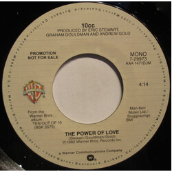10cc The Power Of Love USED VINYL 7INCH 45 RPM PROMO STEREO MONO