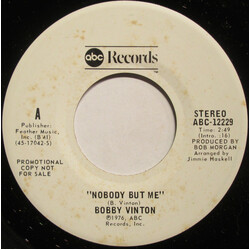 Bobby Vinton Nobody But Me USED VINYL 7INCH 45 RPM PROMO STEREO MONO