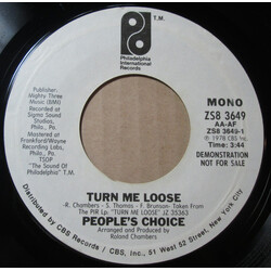 People's Choice Turn Me Loose USED VINYL 7INCH 45 RPM PROMO STEREO MONO