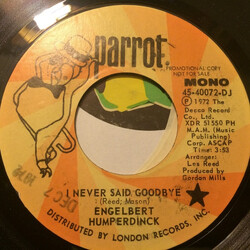Engelbert Humperdinck I Never Said Goodbye USED VINYL 7INCH 45 RPM PROMO MONO
