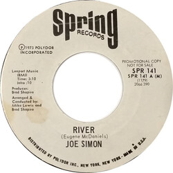 Joe Simon River USED VINYL 7INCH 45 RPM PROMO STEREO MONO