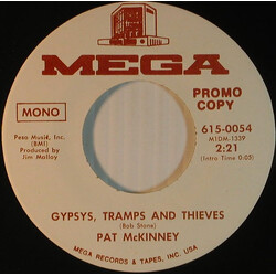 Pat McKinney Gypsys, Tramps And Thieves USED VINYL 7INCH 45 RPM PROMO MONO STEREO