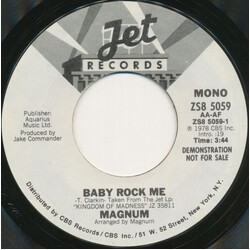 Magnum (3) Baby Rock Me USED VINYL 7INCH 45 RPM PROMO STEREO MONO