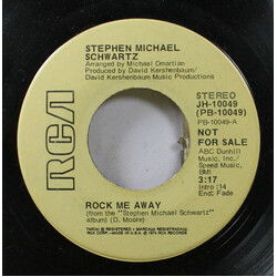 Stephen Michael Schwartz Rock Me Away USED VINYL 7INCH 45 RPM PROMO STEREO MONO