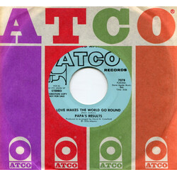 Papa's Results Love Makes The World Go Round USED VINYL 7INCH 45 RPM PROMO STEREO MONO