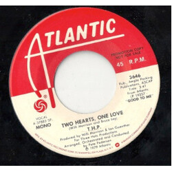 THP Orchestra Two Hearts, One Love USED VINYL 7INCH 45 RPM PROMO STEREO MONO
