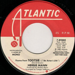 Herbie Mann Theme From Tootsie (An Actor's Life) USED VINYL 7INCH 45 RPM PROMO STEREO MONO