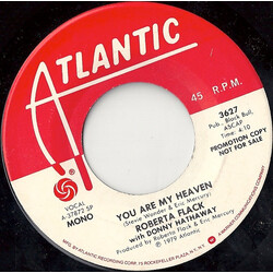 Roberta Flack / Donny Hathaway You Are My Heaven USED VINYL 7INCH 45 RPM PROMO STEREO MONO