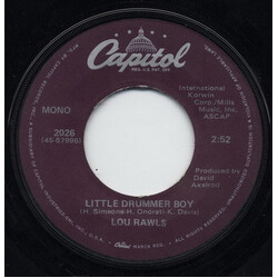 Lou Rawls Little Drummer Boy / A Child With A Toy USED VINYL 7INCH REISSUE MONO