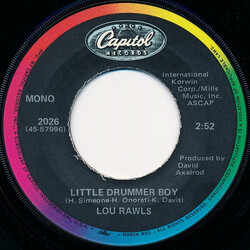 Lou Rawls Little Drummer Boy / A Child With A Toy USED VINYL 7INCH REISSUE MONO