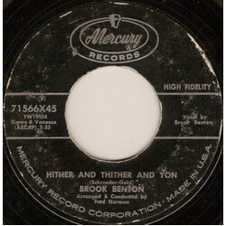 Brook Benton Hither And Thither And Yon USED VINYL 7INCH 45 RPM STYRENE MONO