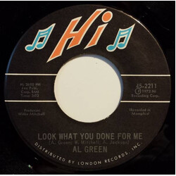 Al Green Look What You Done For Me USED VINYL 7INCH 45 RPM STYRENE MONO