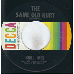 Burl Ives The Same Old Hurt / Curry Road USED VINYL 7INCH 45 RPM