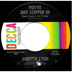 Loretta Lynn You've Just Stepped In (From Stepping Out On Me) USED VINYL 7INCH 45 RPM