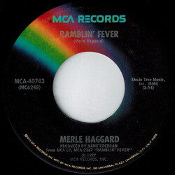 Merle Haggard Ramblin' Fever USED VINYL 7INCH 45 RPM