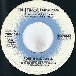 Ronnie McDowell I'm Still Missing You/Suspicion USED VINYL 7INCH 45 RPM