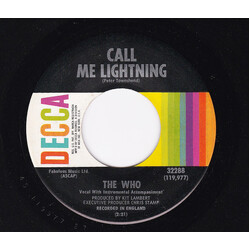 The Who Call Me Lightning / Dr. Jekyll & Mr. Hyde USED VINYL 7INCH 45 RPM
