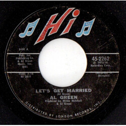 Al Green Let's Get Married / So Good To Be Here USED VINYL 7INCH