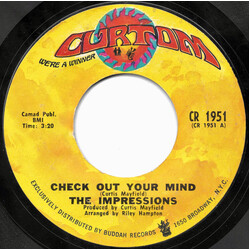The Impressions Check Out Your Mind / Can't You See USED VINYL 7INCH 45 RPM