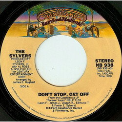 The Sylvers Don't Stop, Get Off USED VINYL 7INCH 45 RPM
