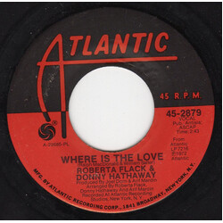 Roberta Flack / Donny Hathaway Where Is The Love / Mood USED VINYL 7INCH 45 RPM