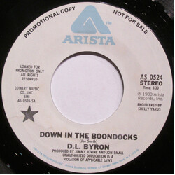 D.L. Byron Down In The Boondocks USED VINYL 7INCH PROMO