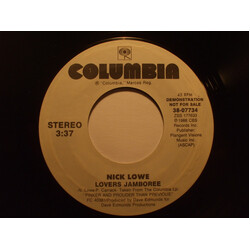 Nick Lowe Lovers Jamboree USED VINYL 7INCH 45 RPM PROMO STEREO