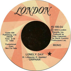 Orphan (5) Lonely Day USED VINYL 7INCH 45 RPM PROMO
