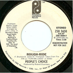 People's Choice Rough-Ride USED VINYL 7INCH 45 RPM PROMO