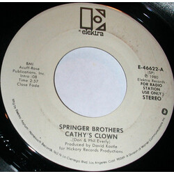 The Springer Brothers Cathy's Clown USED VINYL 7INCH 45 RPM PROMO