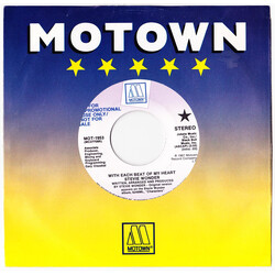 Stevie Wonder With Each Beat Of My Heart USED VINYL 7INCH 45 RPM PROMO STEREO