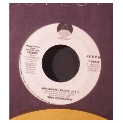 Teddy Pendergrass Somewhere I Belong USED VINYL 7INCH 45 RPM PROMO