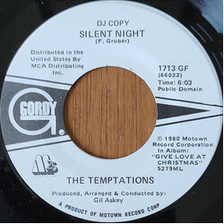 The Temptations Silent Night USED VINYL 7INCH PROMO