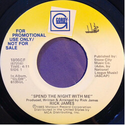 Rick James Spend The Night With Me USED VINYL 7INCH 45 RPM PROMO