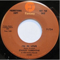 Stanley Turrentine I'm In Love / Blanket On The Beach USED VINYL 7INCH 45 RPM PROMO