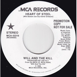 Will And The Kill Heart Of Steel USED VINYL 7INCH 45 RPM PROMO