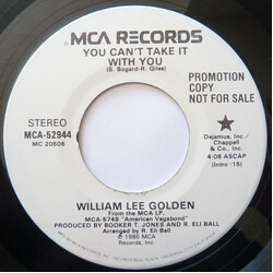William Golden You Can't Take It With You USED VINYL 7INCH 45 RPM PROMO