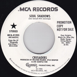 The Crusaders Soul Shadows USED VINYL 7INCH 45 RPM PROMO
