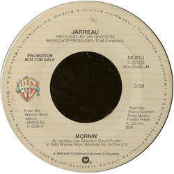 Al Jarreau Mornin' USED VINYL 7INCH 45 RPM PROMO