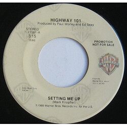 Highway 101 Setting Me Up / Setting Me Up USED VINYL 7INCH 45 RPM PROMO STEREO
