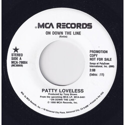 Patty Loveless On Down The Line USED VINYL 7INCH 45 RPM PROMO
