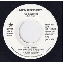 Patty Loveless You Saved Me USED VINYL 7INCH 45 RPM PROMO