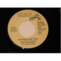 Restless Heart That Rock Won't Roll USED VINYL 7INCH 45 RPM PROMO